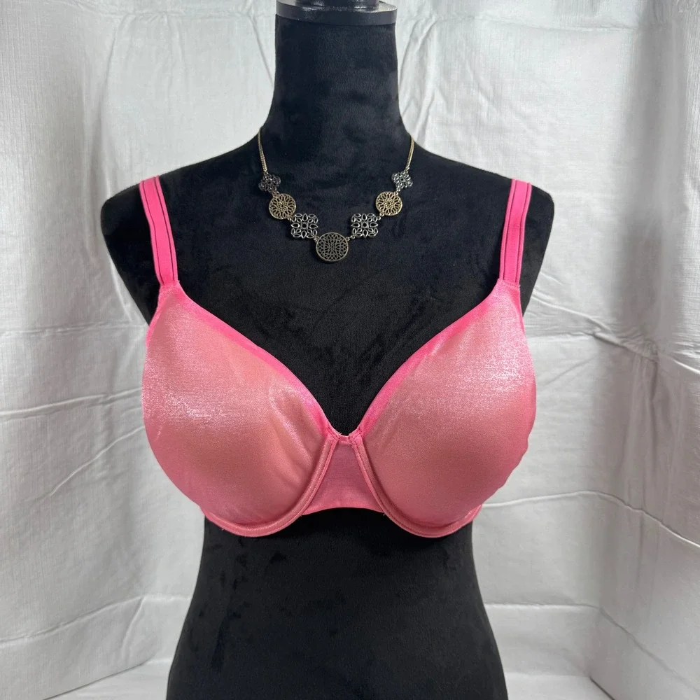 Women's Victoria's Secret Pink Shimmer Lined Perfect Coverage Bra 36DD